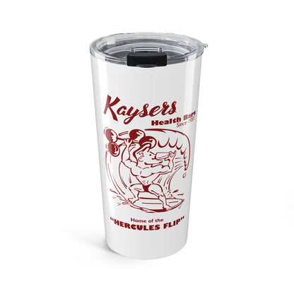Kayser's Inspired 20oz Tumbler & Gym Water Bottle